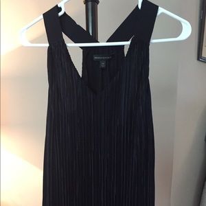 Black dress race back tank